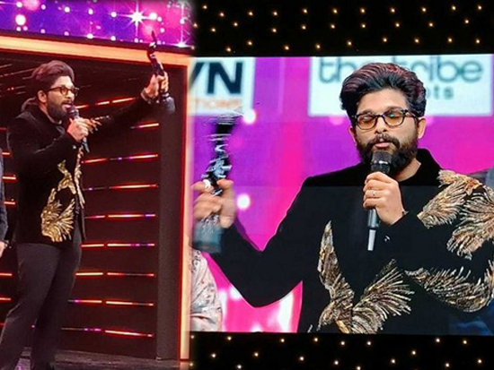 Allu Arjun At 6th Filmfare Awards South